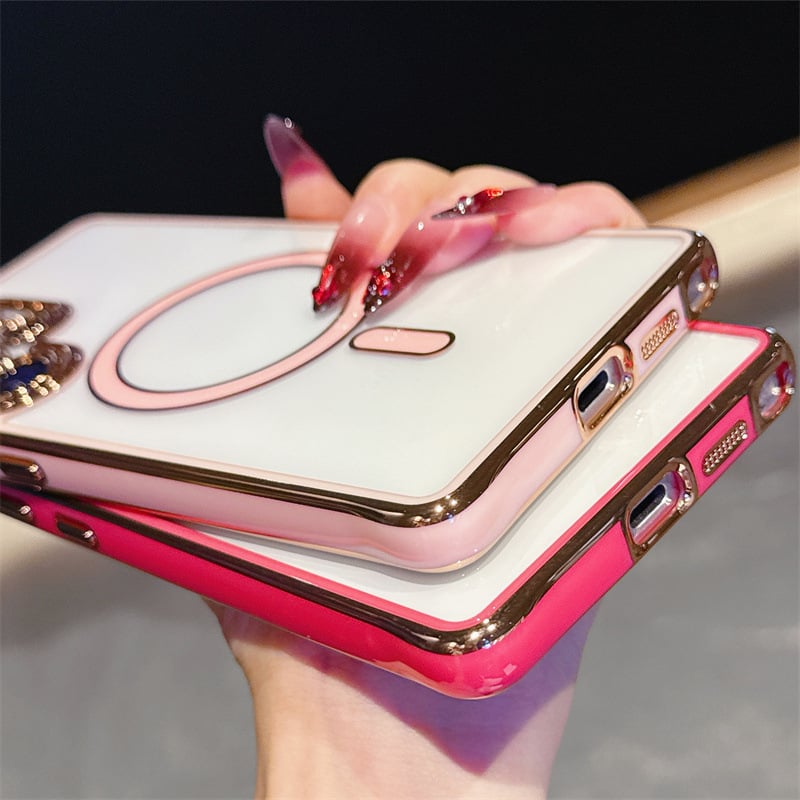 Minimalist Magnetic Shockproof Case for Samsung S24–S25 Series