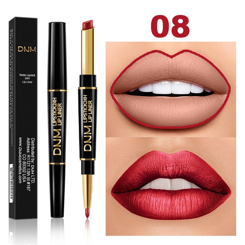 💖Last Day 49% OFF💎$9.99💄2-in-1 Waterproof Lipstick Lip Liner