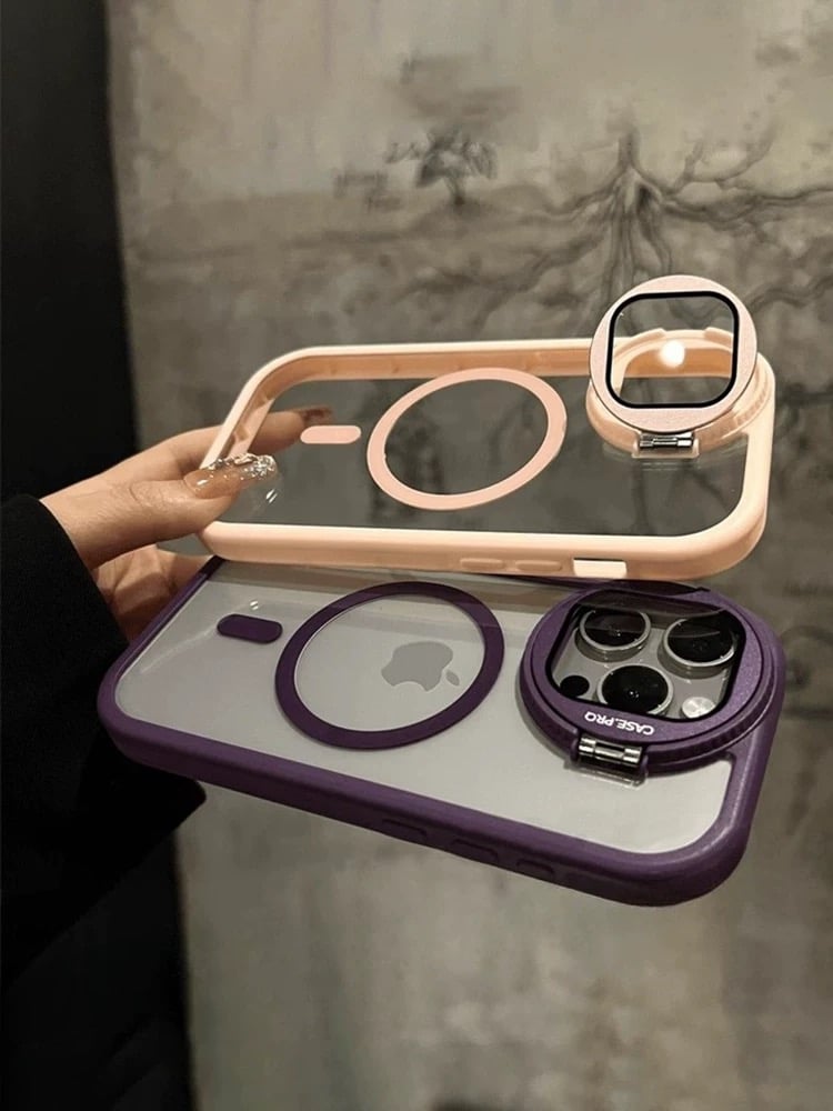 Creative and Fashionable Flip Cover Glasses Holder Magnetic Case