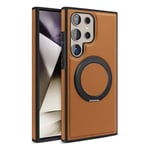 Samsung Magsafe Series | Swivel Stand Leather Case for Samsung S24 S23 S22 Ultra Plus