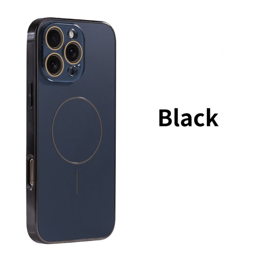 AG frosted anti-fingerprint magnetic phone case for Apple 16/15/14/13/12/11