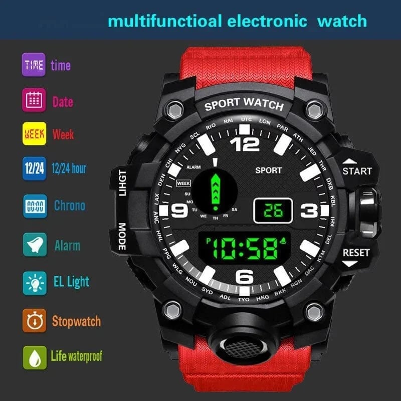 🔥Multifunctional outdoor sports watch