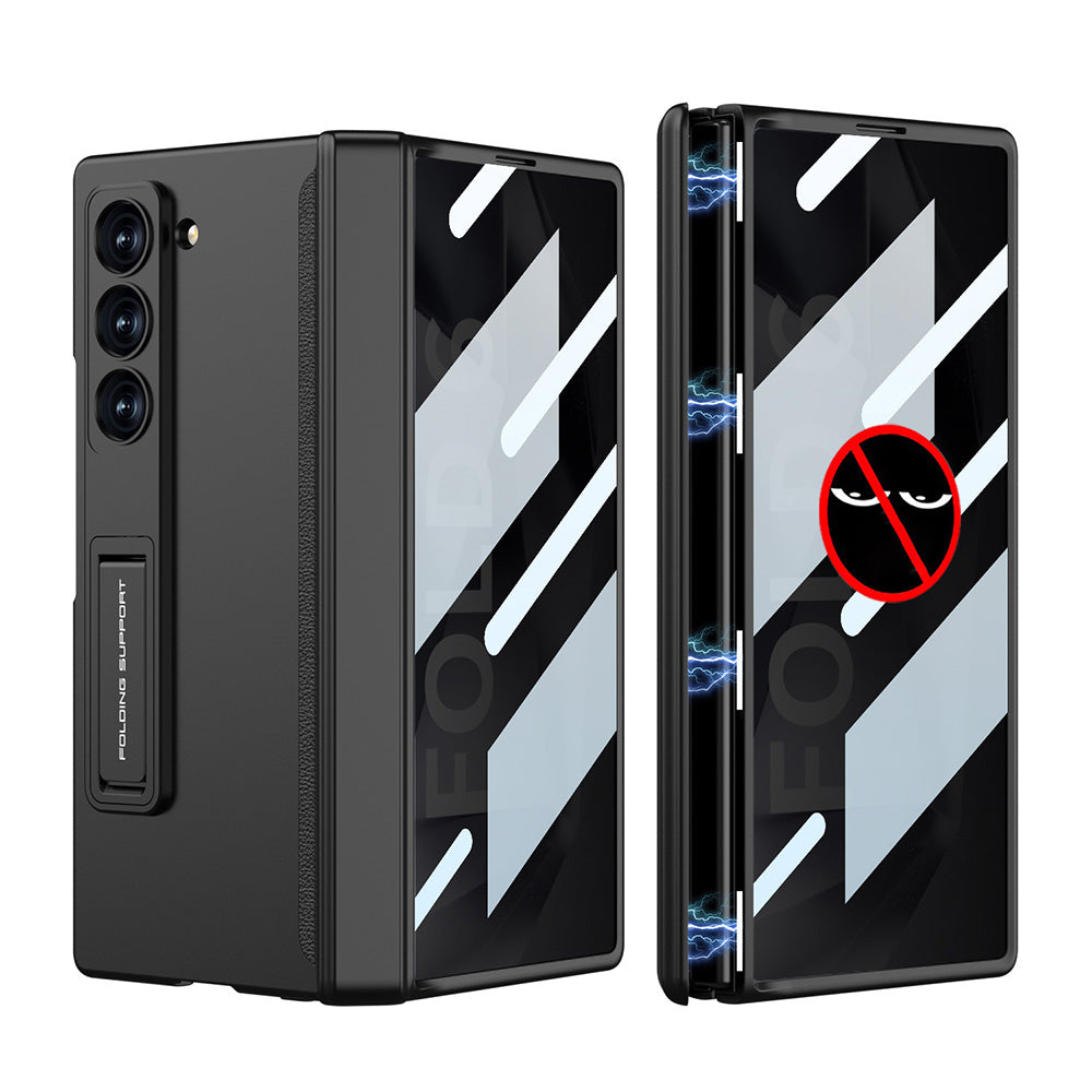 Magnetic Hinge Hidden Bracket All-included Case With Back Screen Protector For Samsung Galaxy Z Fold 6/5/4/3