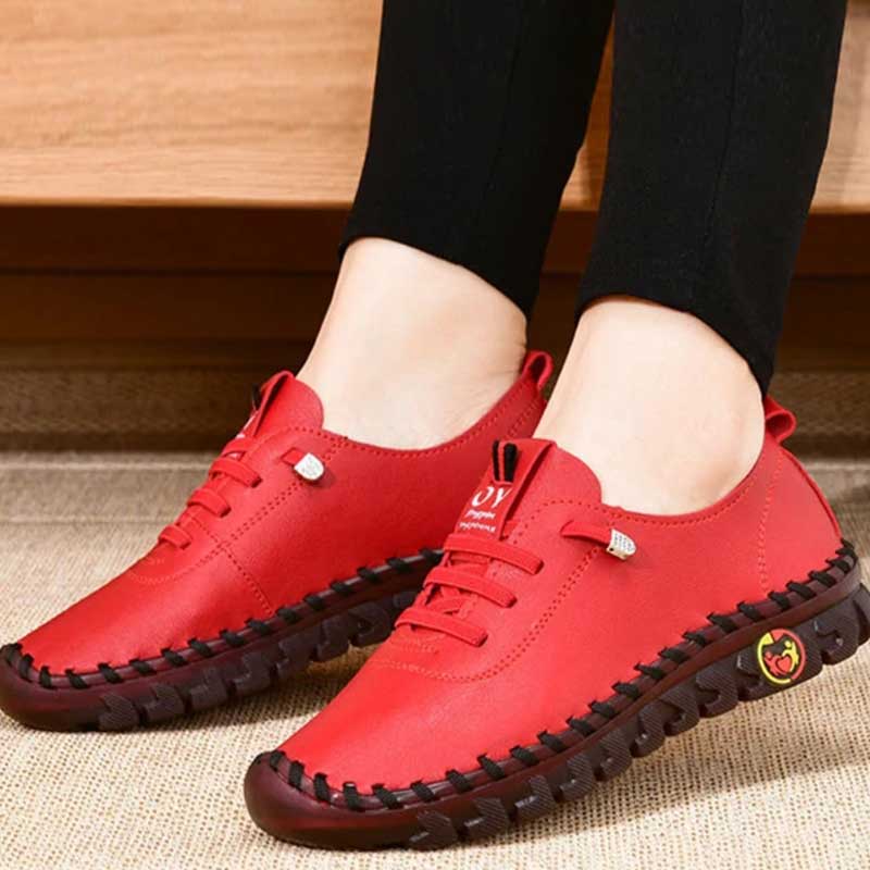 2024 Comfortable Genuine Leather Sneakers Walking Shoes