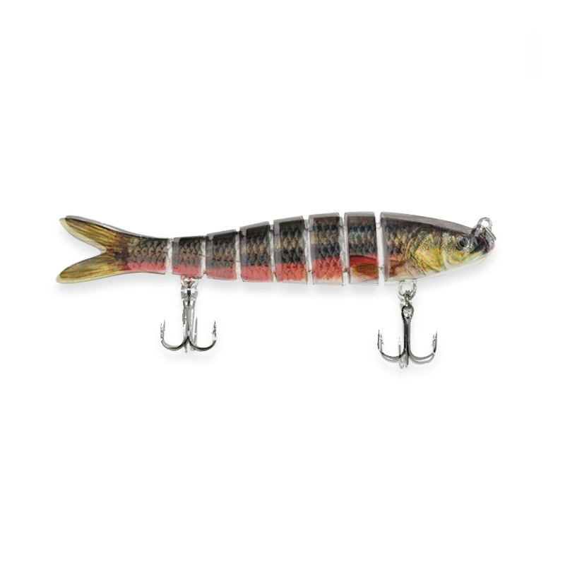 Multi-section simulated fishing bait