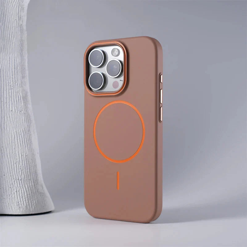 Light luxury matte magnetic iPhone protective case