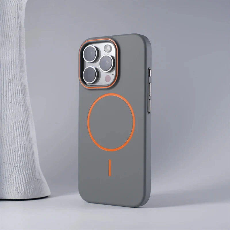 Light luxury matte magnetic iPhone protective case