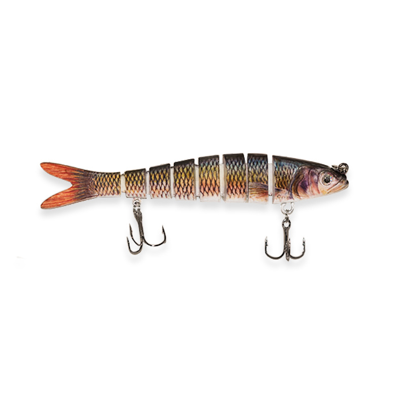 Multi-section simulated fishing bait