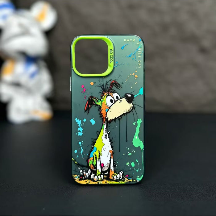 Pet Graffiti Personalized Phone Case For iPhone 15 Series