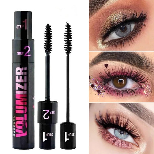 Long, Thick Curly Eyelashes Mascara with Dual Purpose