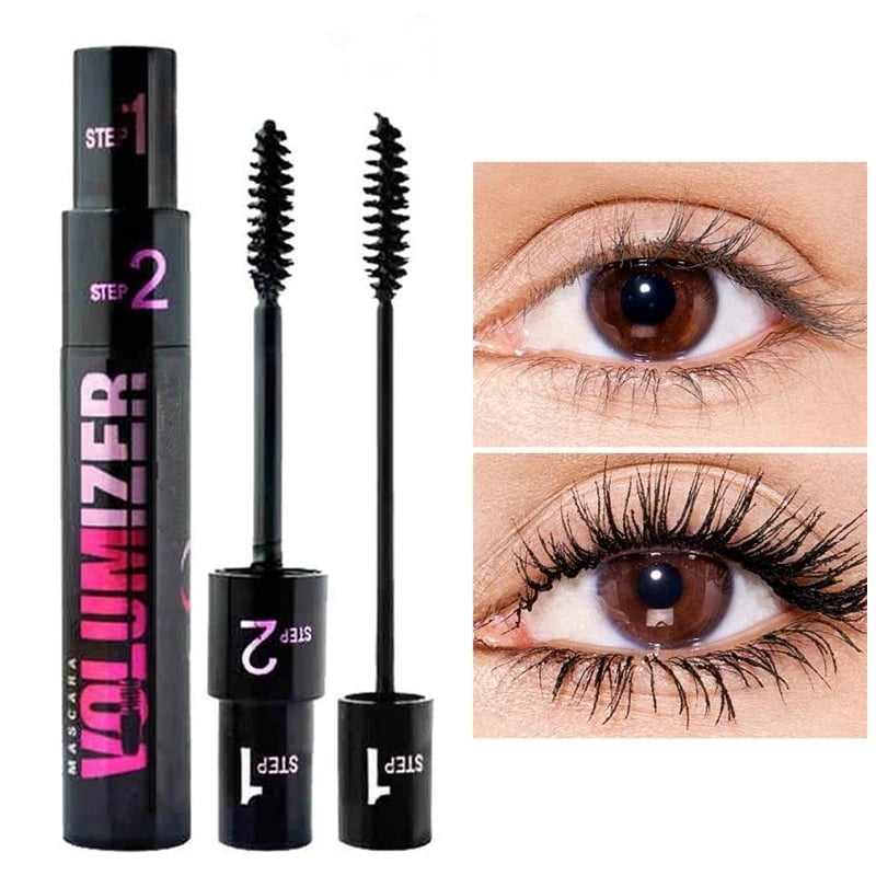 Long, Thick Curly Eyelashes Mascara with Dual Purpose