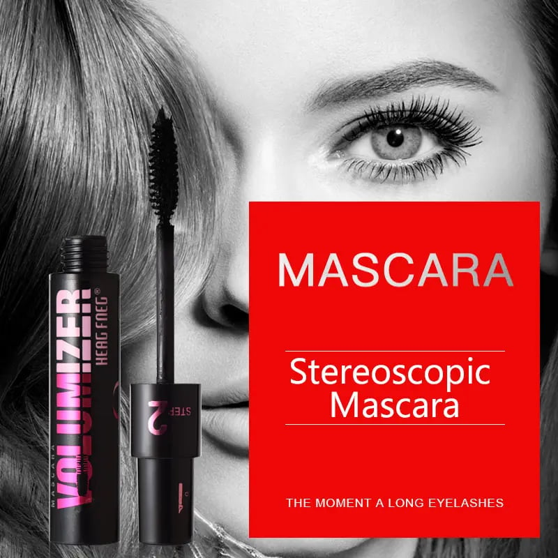 Long, Thick Curly Eyelashes Mascara with Dual Purpose