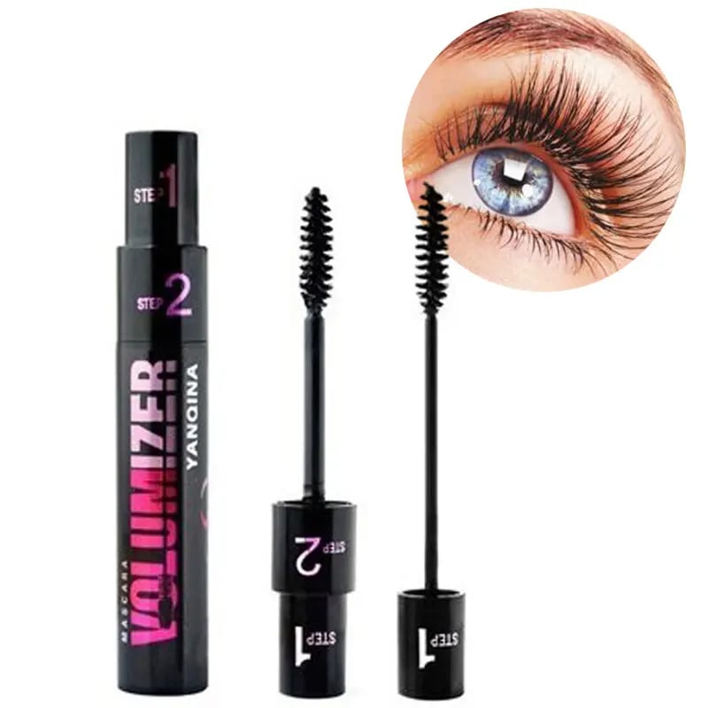 Long, Thick Curly Eyelashes Mascara with Dual Purpose