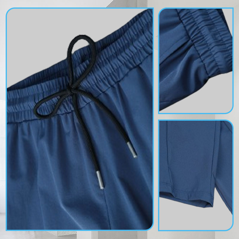 Men's Summer Ice Silk Quick Dry Sports Pants