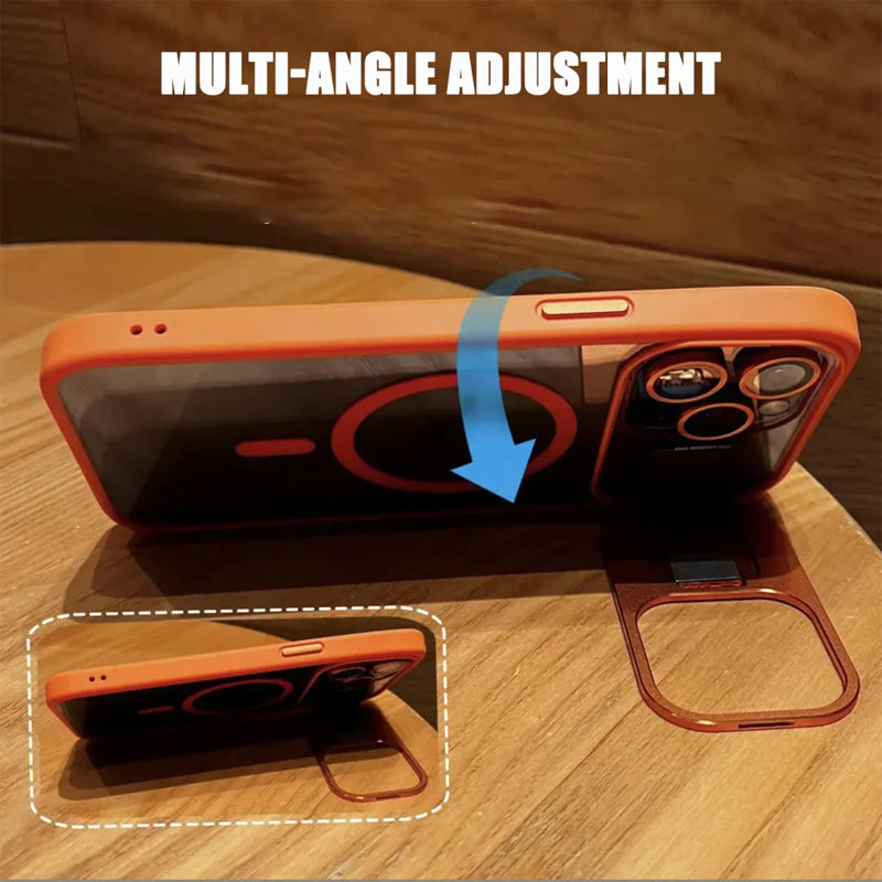 Magnetic Phone Case with Multi-Dimensional Invisible Bracket