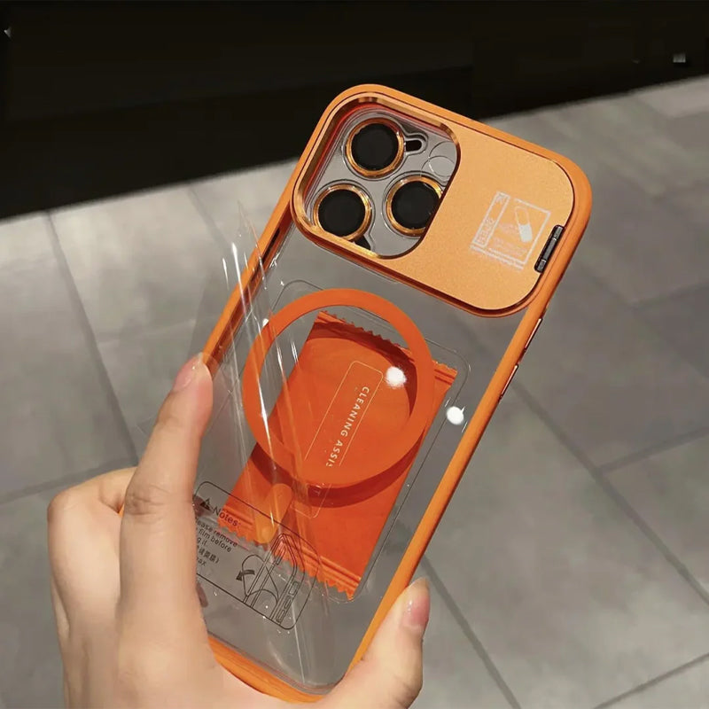 Magnetic Phone Case with Multi-Dimensional Invisible Bracket