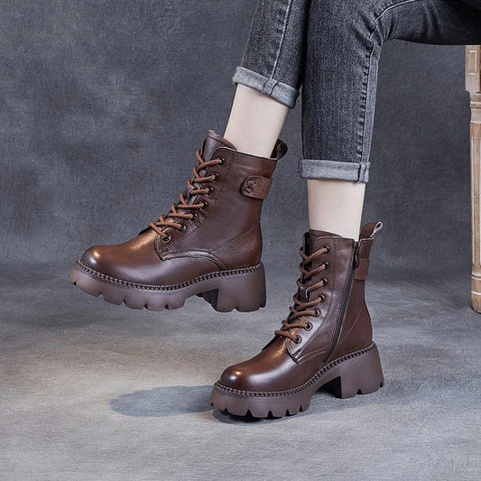 Women's Orthopedic Comfortable Leather Boots - Perfect Gift