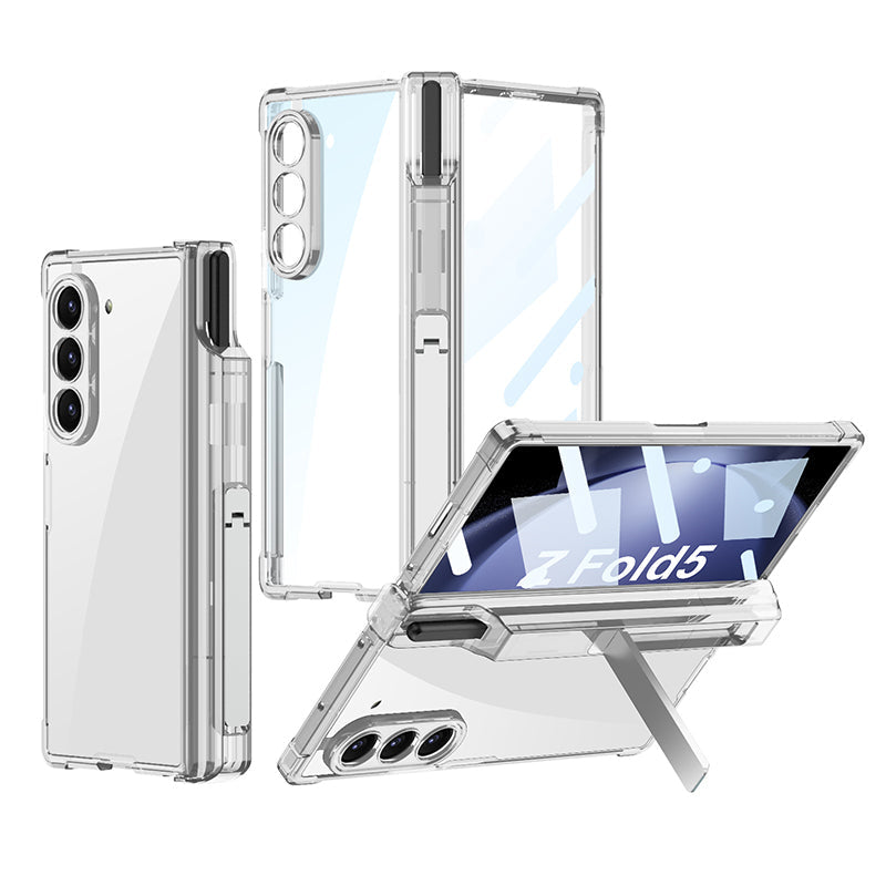 Transparent kickstand case for Samsung Galaxy Z Fold