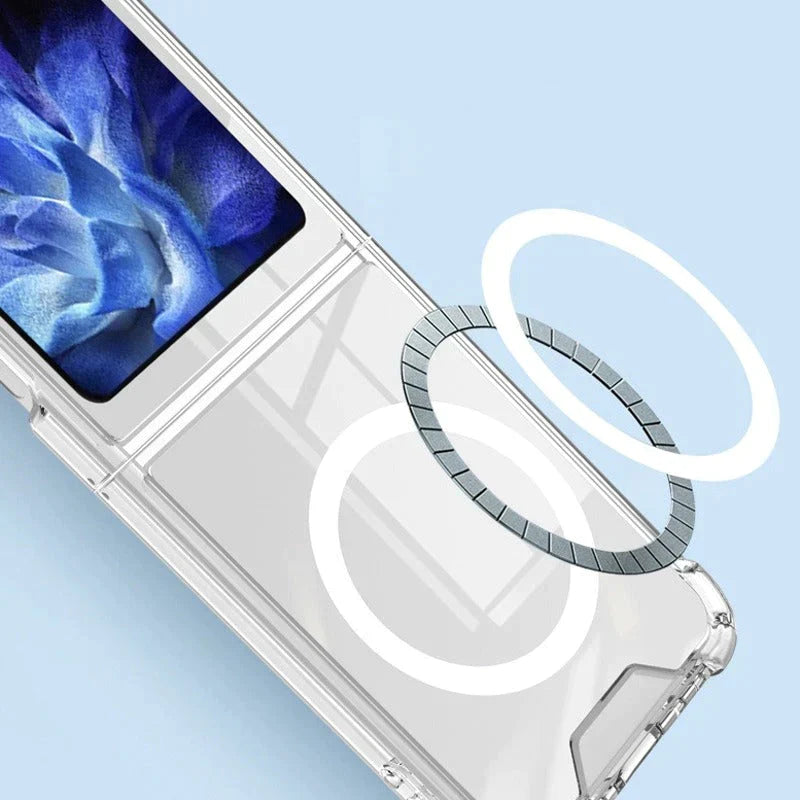 Samsung Galaxy Z Flip3/4/5/6 Slim Magnetic MagSafe Transparent Case