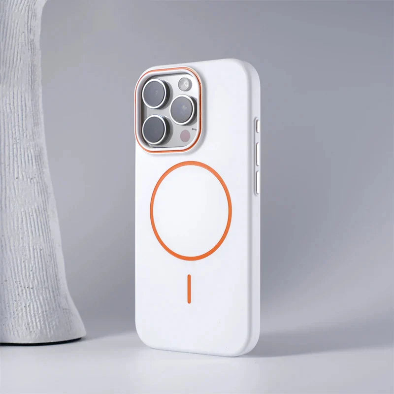 Light luxury matte magnetic iPhone protective case