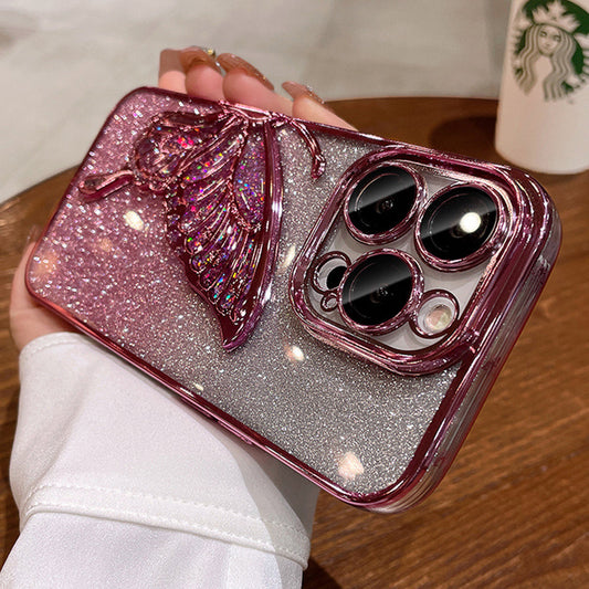 Shimmer Diamonds Sparkling Butterfly Phone Case