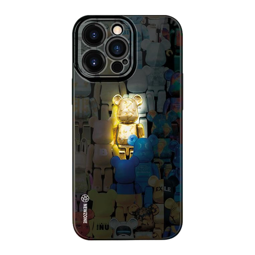 Violent Bear Phone Case Coated Glass Film