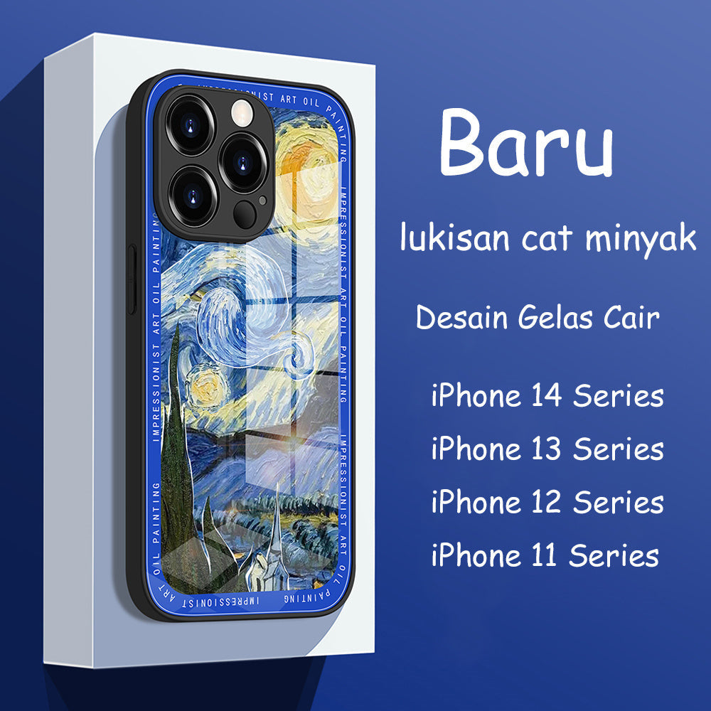 Oil Painting Liquid Phone Case