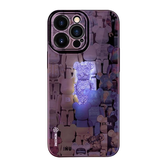 Violent Bear Phone Case Coated Glass Film