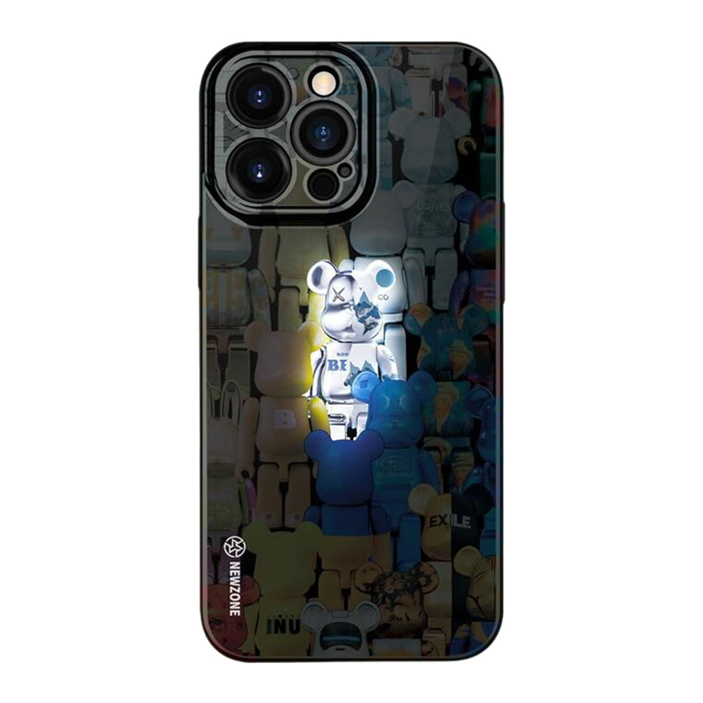 Violent Bear Phone Case Coated Glass Film