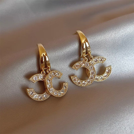 BUY 1 GET 1 FREE-Super Comfortable Double C Earrings That Are Popular Around The World