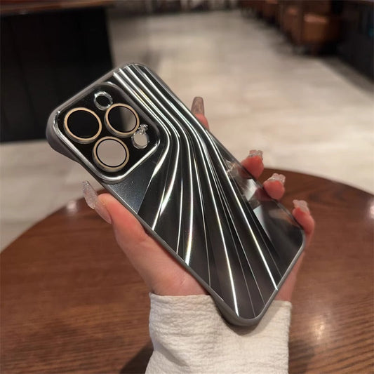 Electroplated Frameless Gold Magnetic Mobile Phone Case