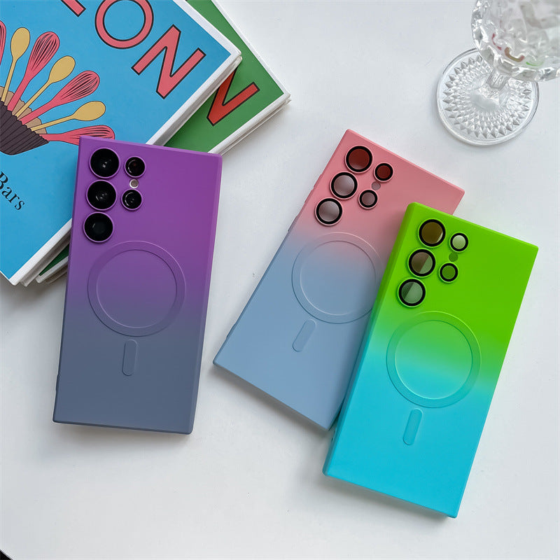Magnetic Soft Silicone Case For Samsung