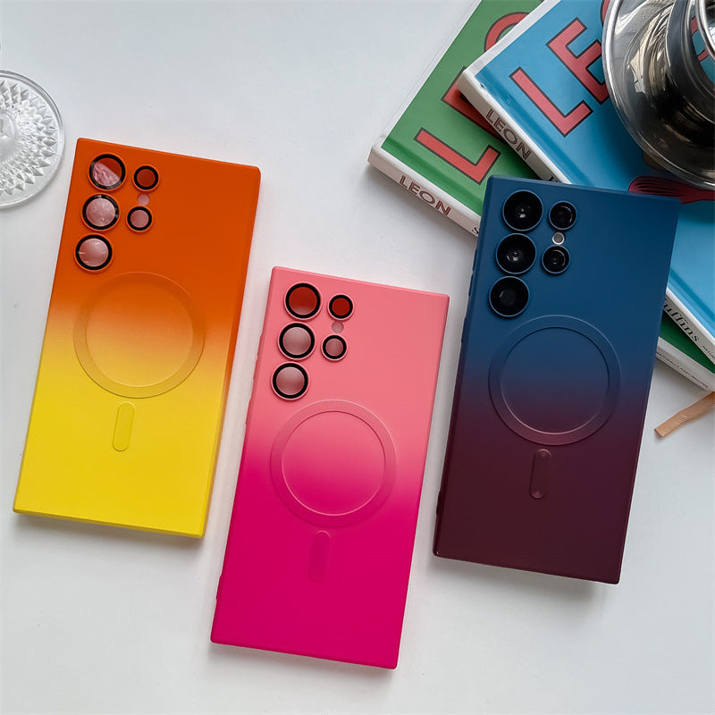 Magnetic Soft Silicone Case For Samsung