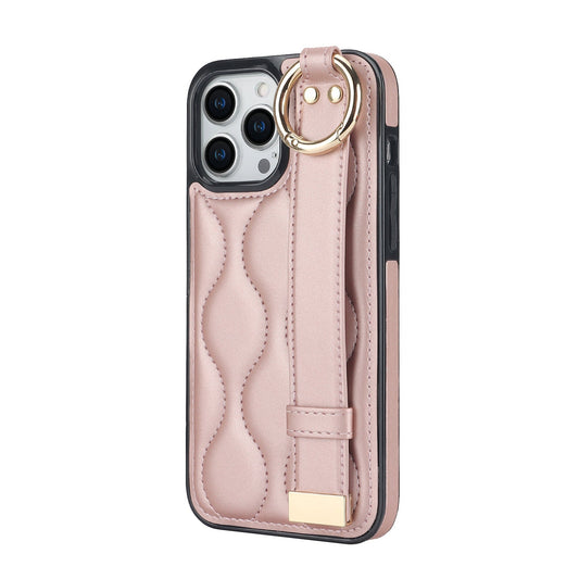 Diamond Leather Wristband Phone Case