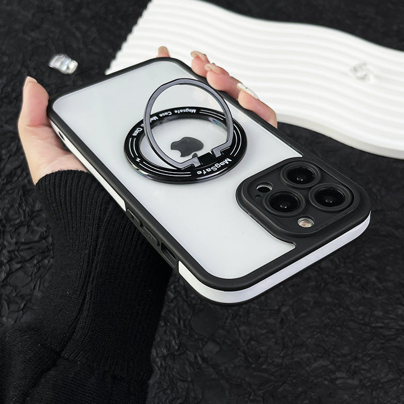 Anti-slip Edge Magnetic Ring Holder Phone Case