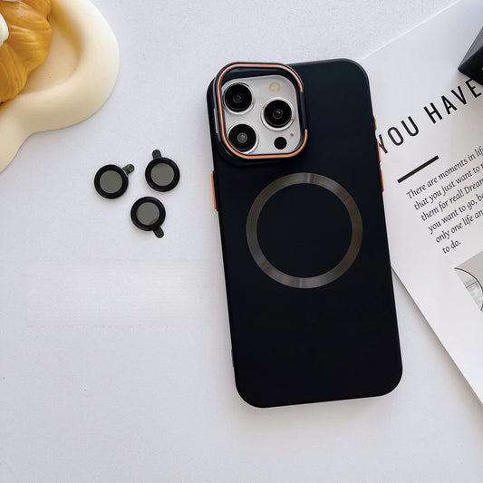 Frosted Magnetic Holder Mobile Phone Case
