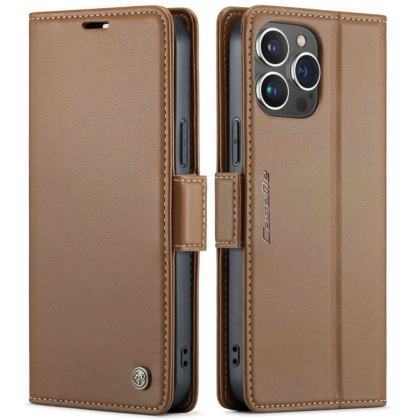 Luxury Anti-theft Brush Flip Leather Phone Case For iPhone 13 Series