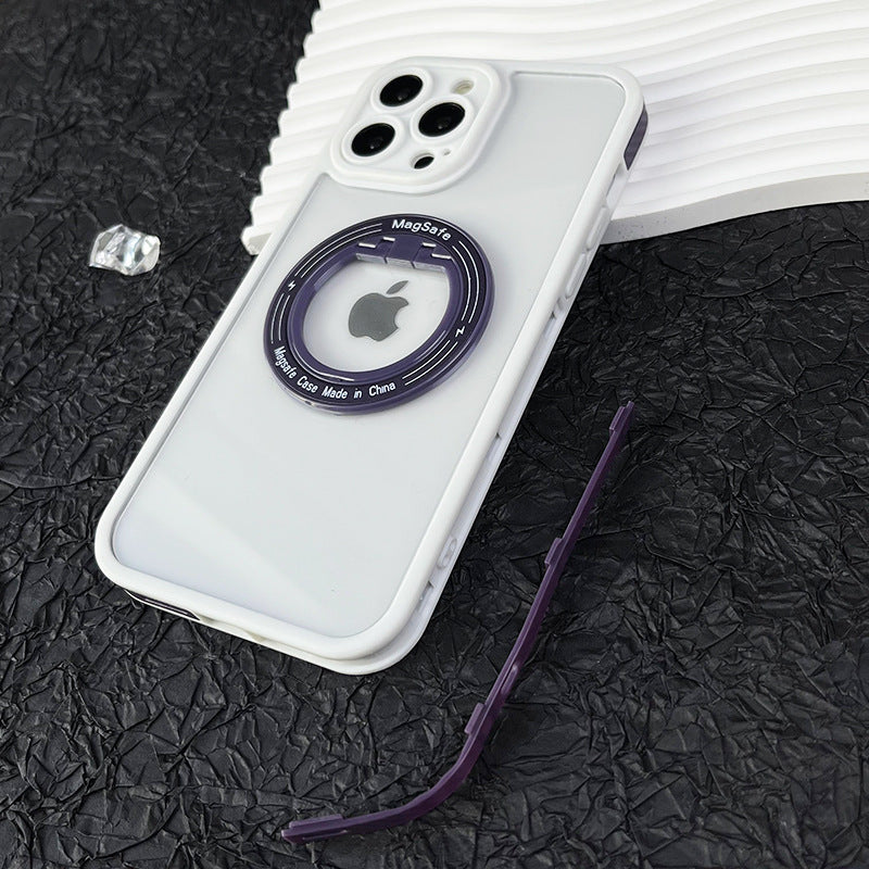 Anti-slip Edge Magnetic Ring Holder Phone Case