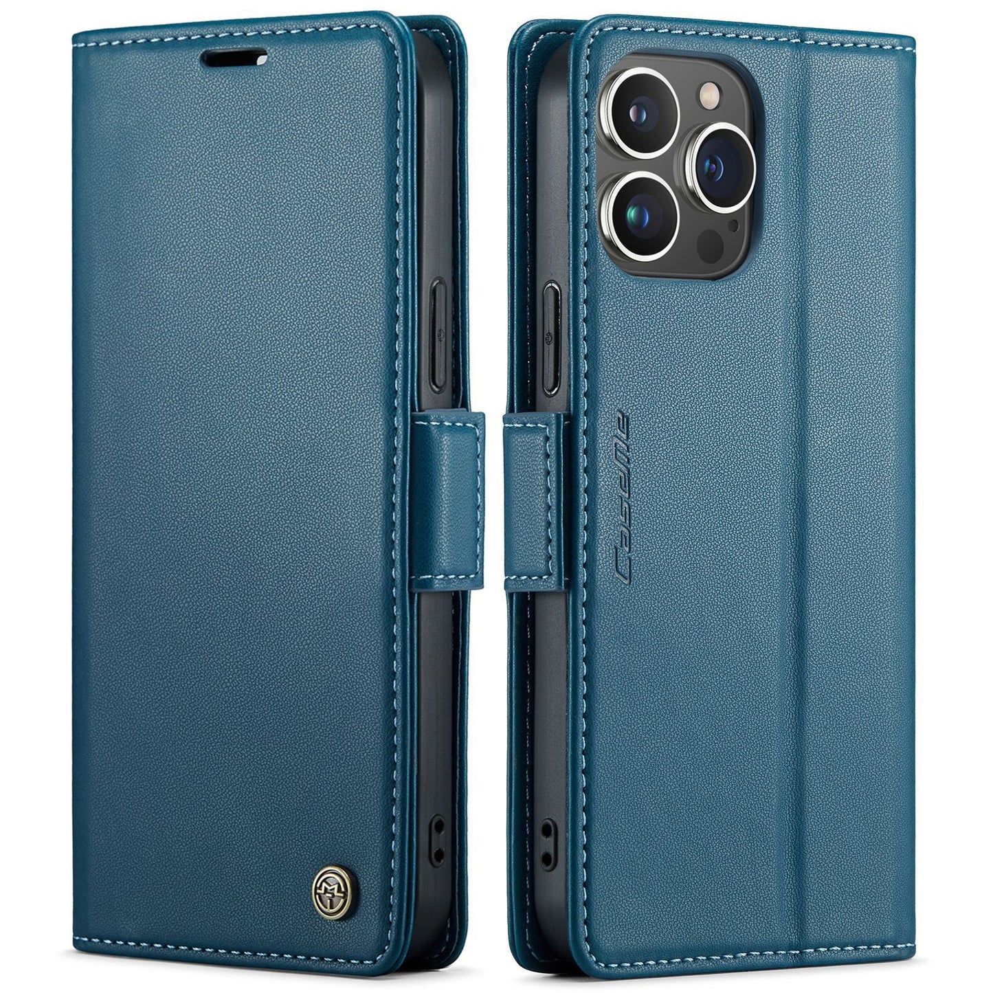 Luxury Anti-theft Brush Flip Leather Phone Case For iPhone 13 Series