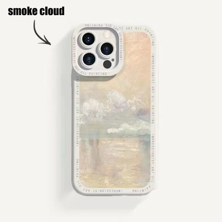 iPhone 14 Oil Painting Series| Pupil Liquid Silicone Phone Case