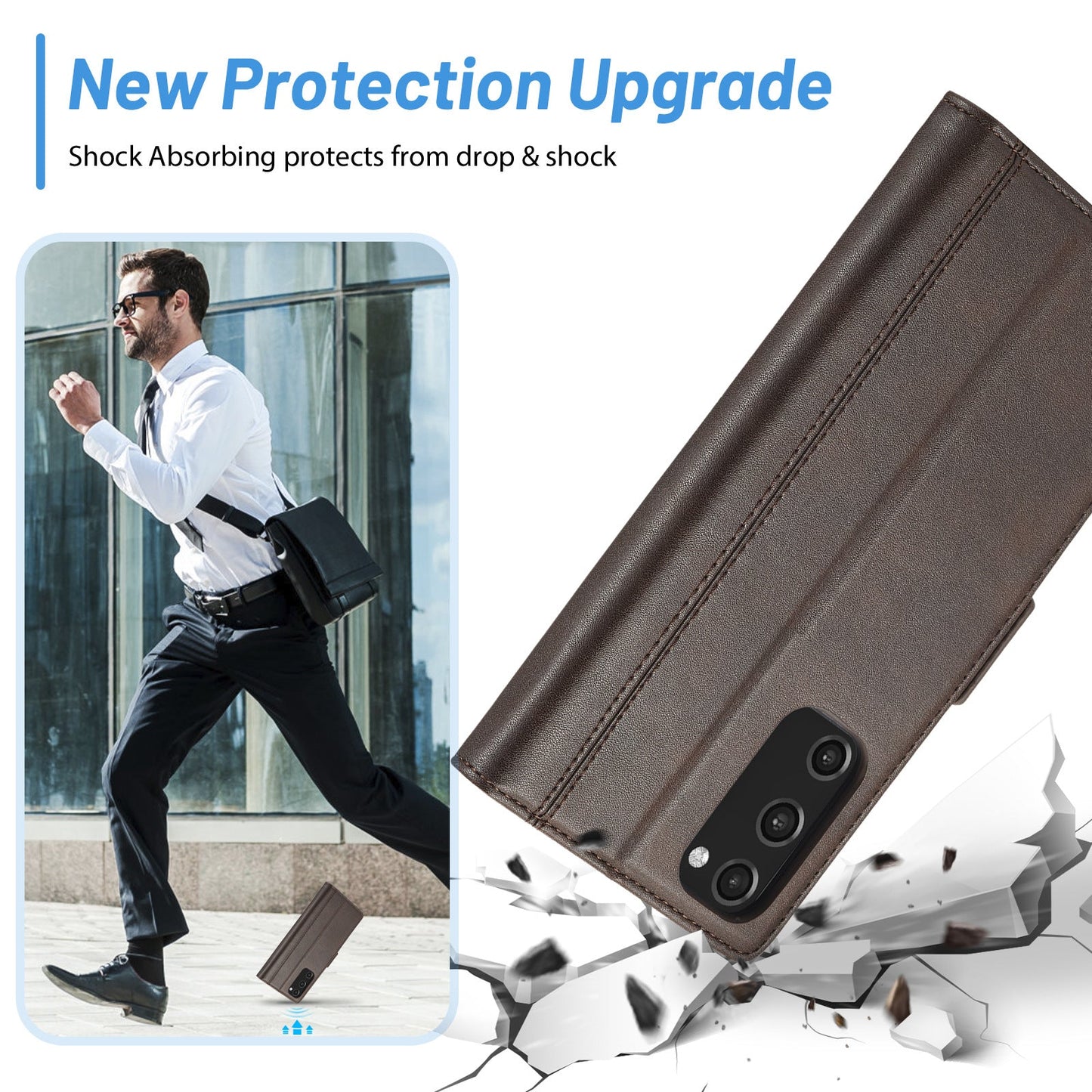 Luxury Flip Card Wallet Phone Case For Samsung S23Ultra/S22Ultra