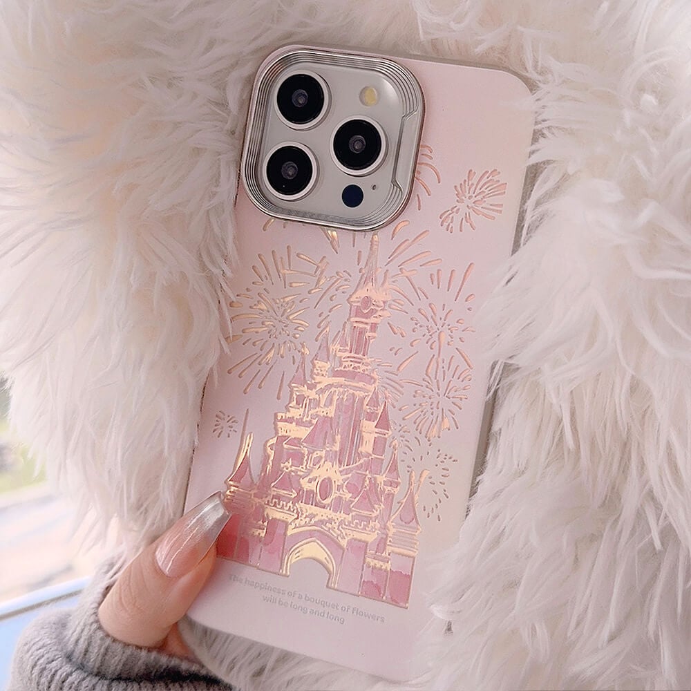 ✨Laser gradient dream castle phone case for iphone 15 14 13 12