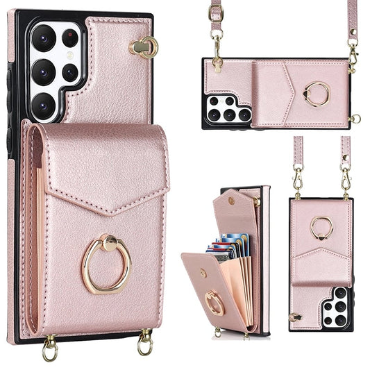 Crossbody Card Holder Phone Case for Samsung S/Note Series