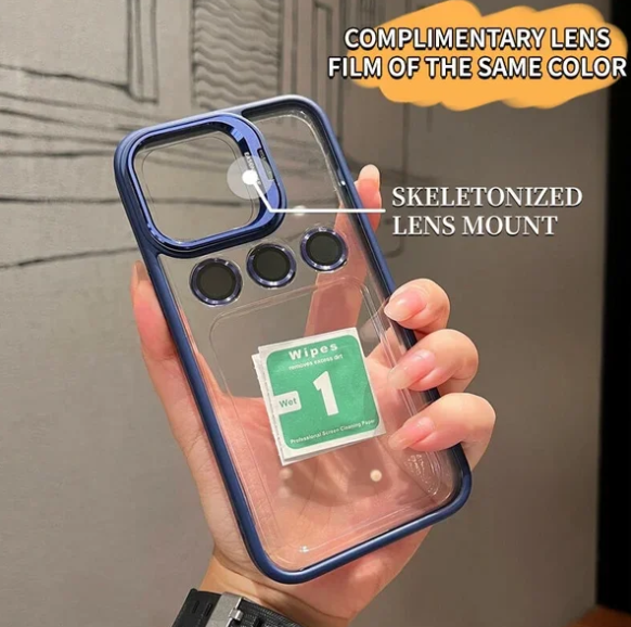 𝟮𝟬𝟮𝟰 🔥Free Lens Film-Transparent Bracket Phone Case