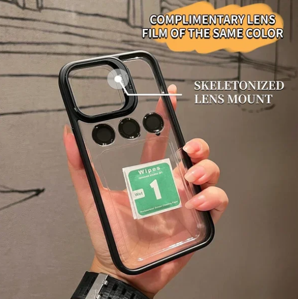 𝟮𝟬𝟮𝟰 🔥Free Lens Film-Transparent Bracket Phone Case