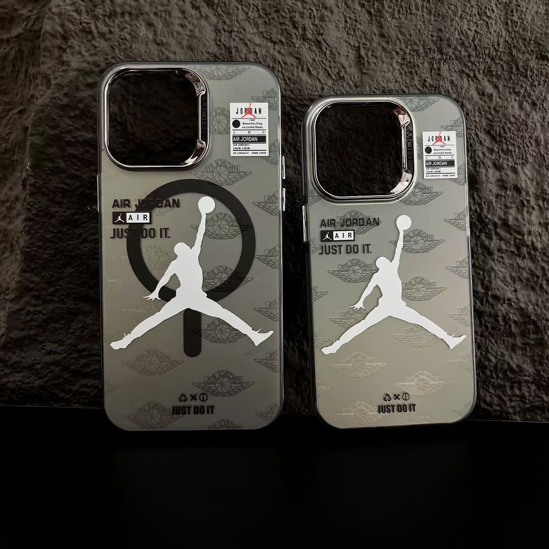 Trendy brand sports iPhone magnetic protective case