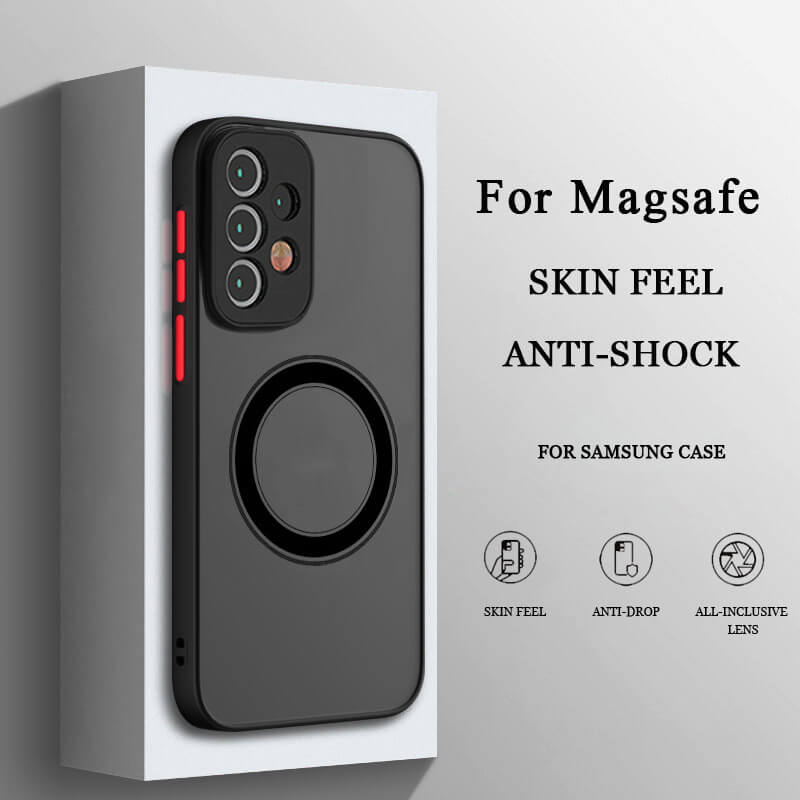 Translucent magnetic shockproof case for Samsung