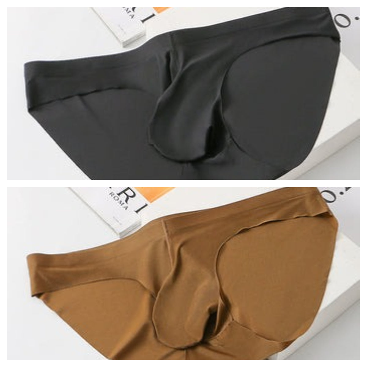 New Ice Silk Seamless Underwear Men's Briefs