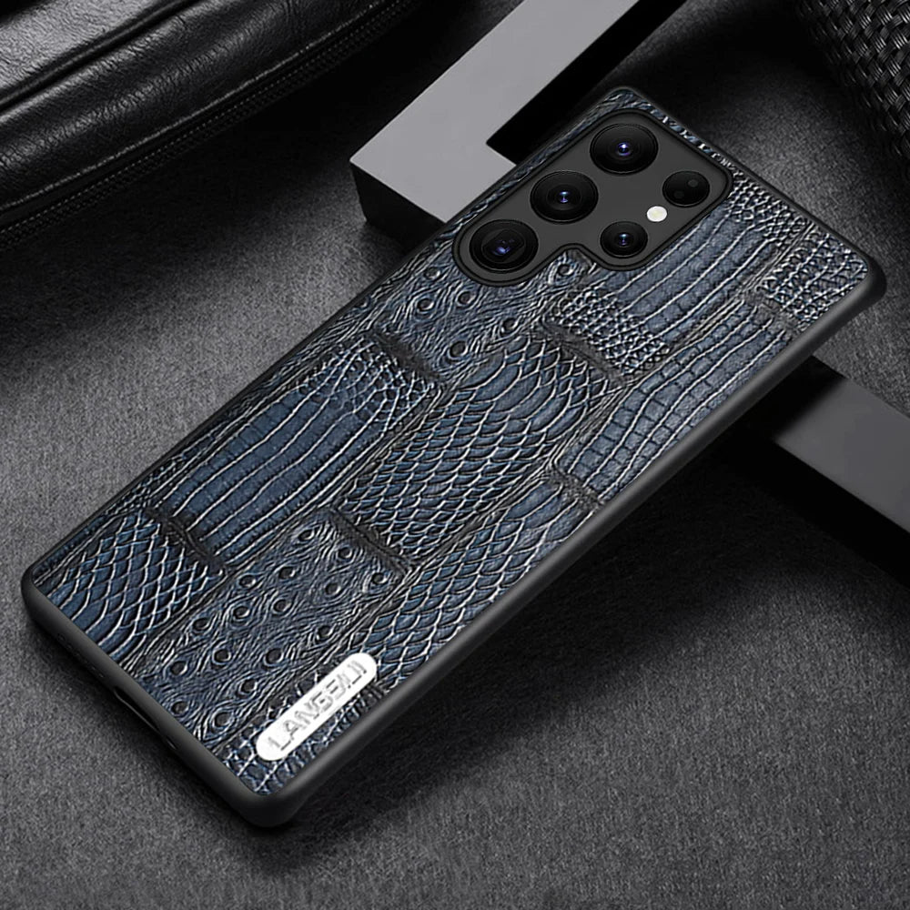 Genuine Leather Retro Phone Case