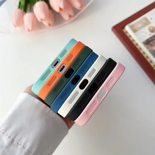 Simple magnetic matte pc all-inclusive mobile phone case for iphone